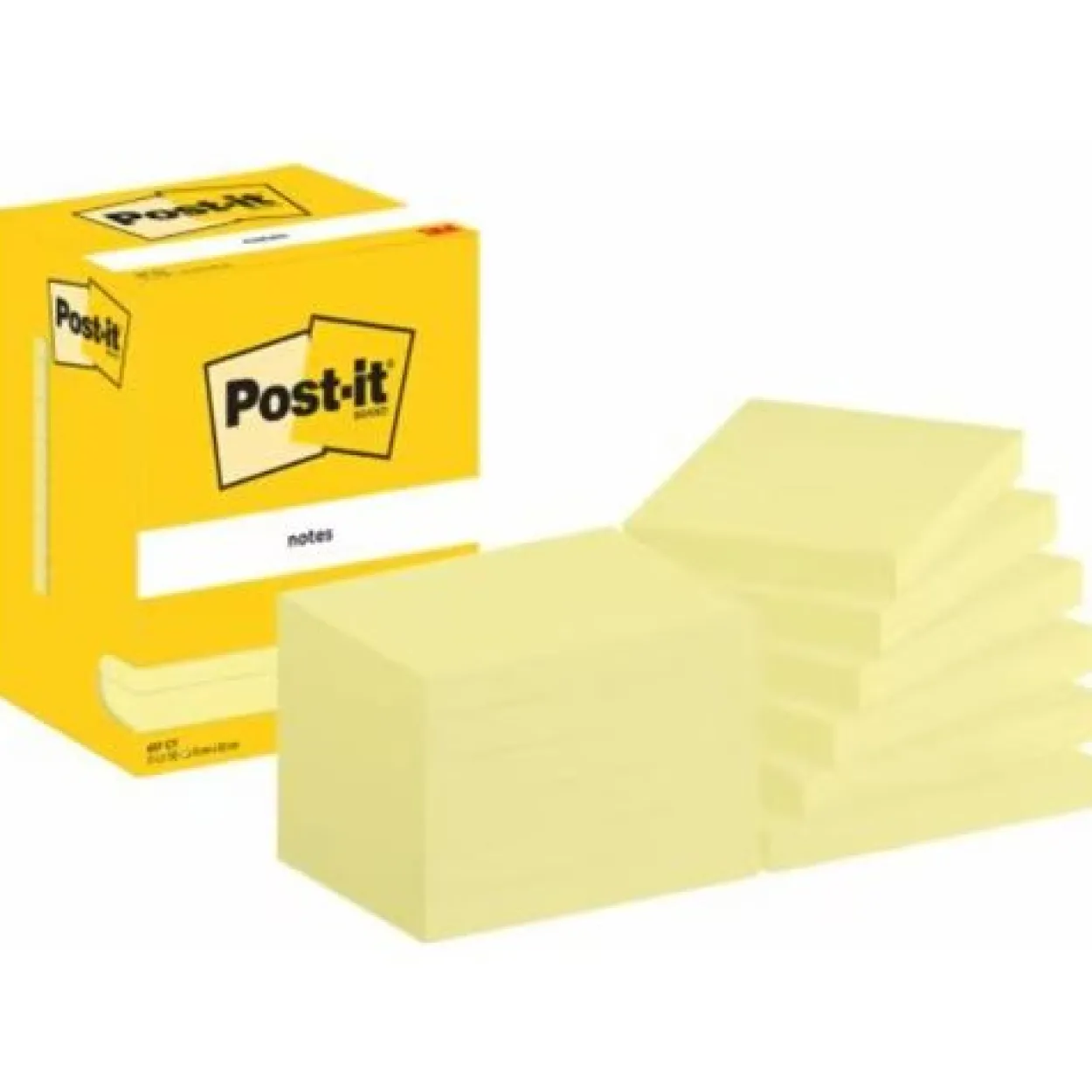 Post-it Haftnotizen 657 gelb 12 Blöcke