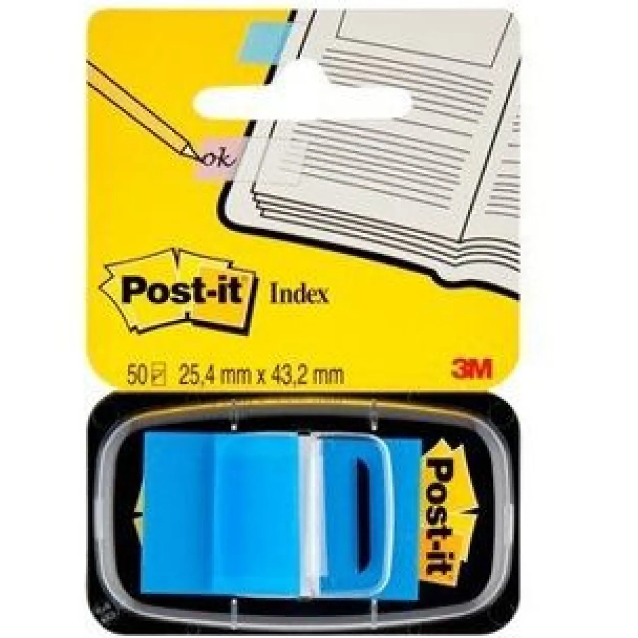 Post-it Index Haftmarker blau 50 Streifen