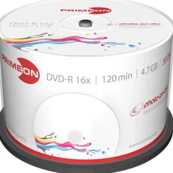Primeon DVD-R 4.7 GB bedruckbar 50er Spindel (2761206)