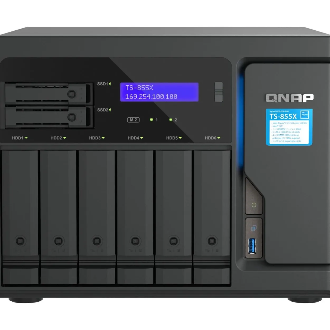 Qnap NAS TS-855X-8G 8bay