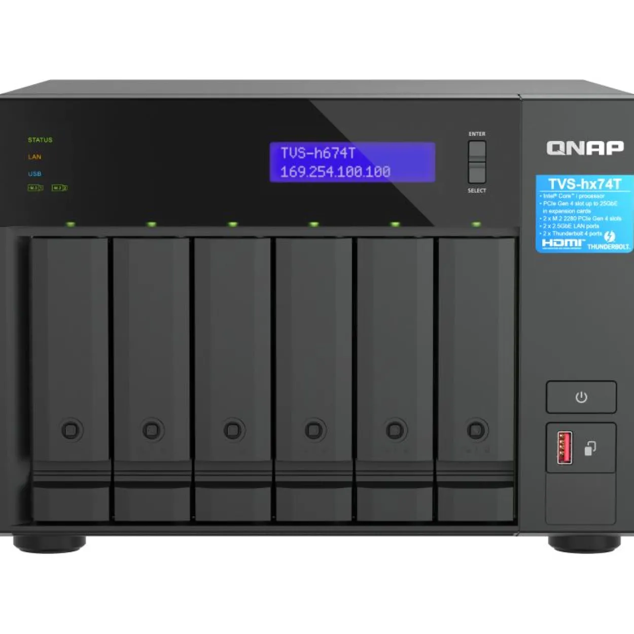 Qnap NAS TVS-h674T-i5-32G
