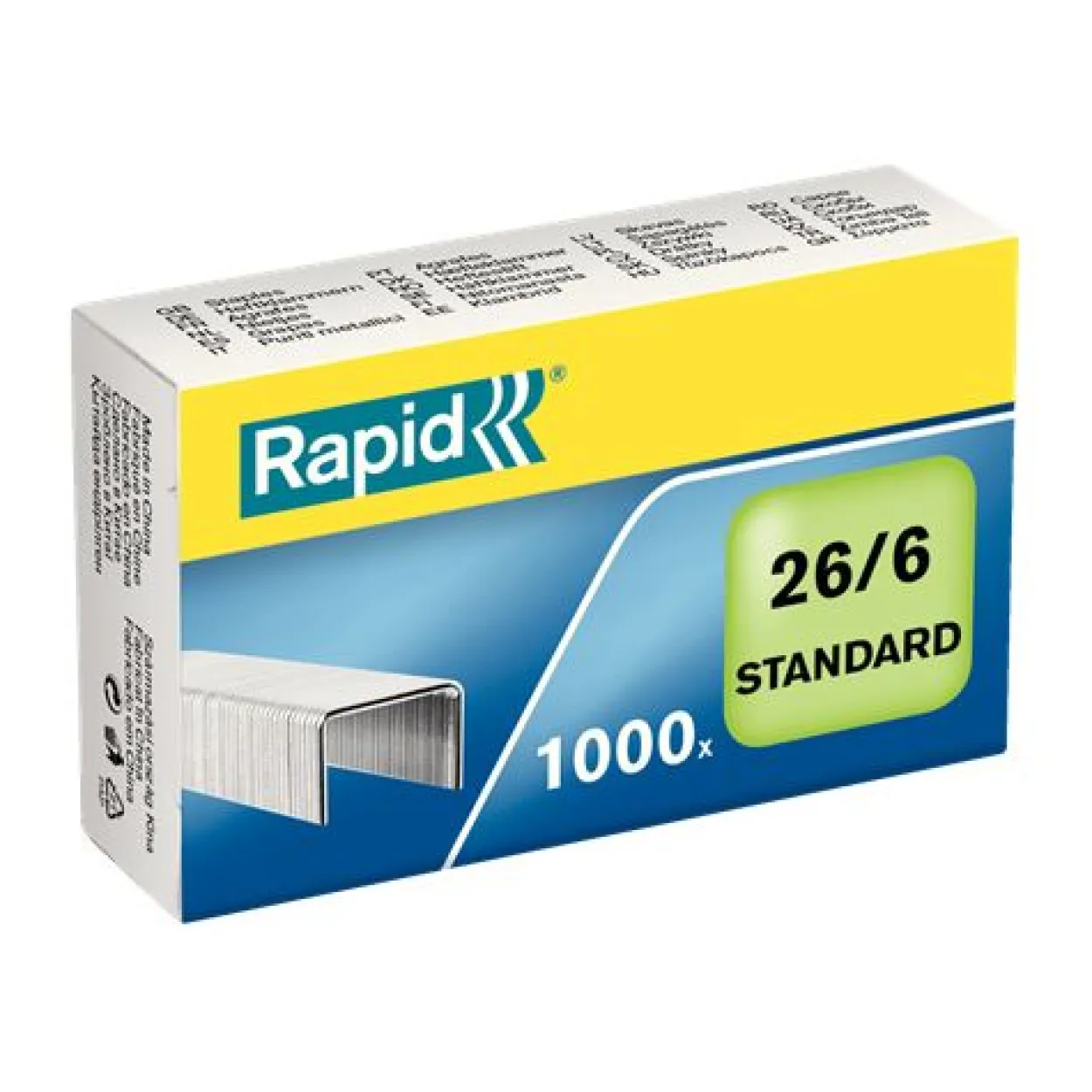 Rapid 1.000 Heftklammern Standard 26/6