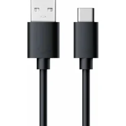 RealPower Lade/Datenkabel USB-C 0,6m schwarz