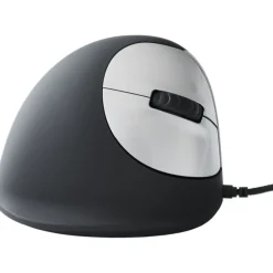 R-GO Tools Ergo Vertical rechts USB schwarz/silber (kabelgebunden)
