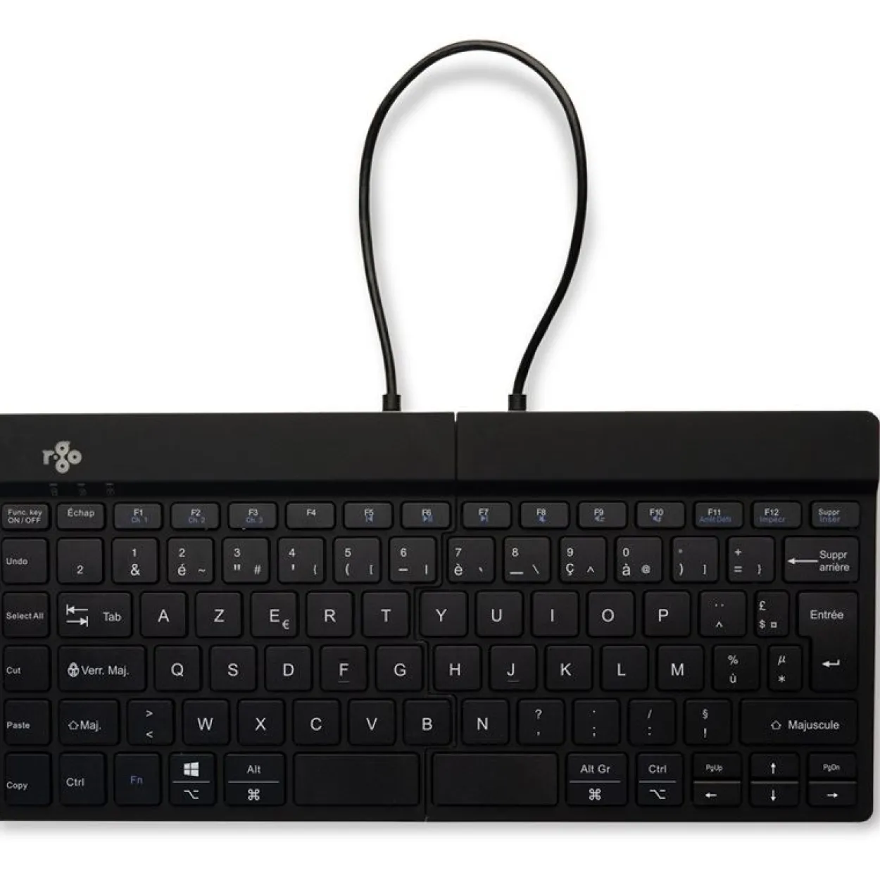 R-GO TOOLS SPLIT BREAK ERGONOMIC KEYBOARD AZERTY (FR) BLUETOOTH B