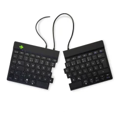 R-GO Tools Split Tastatur USB Deutsch schwarz (kabelgebunden)