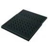 Rittal 19" Fachboden, tiefenvariabel 1HE für TS IT, L-Profilschienen, 19"-Montagerahmen, für Ebenenabstand von 400-600 mm, Schwarz RA