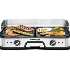 Rommelsbacher Elektrogrill BBQ 2025 (schwarz/edelstahl, 2.000 Watt)