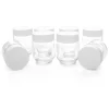 Rommelsbacher Joghurtbereiter-Ersatzgläser-Set JG 8 (transparent/weiß, 8-teilig)