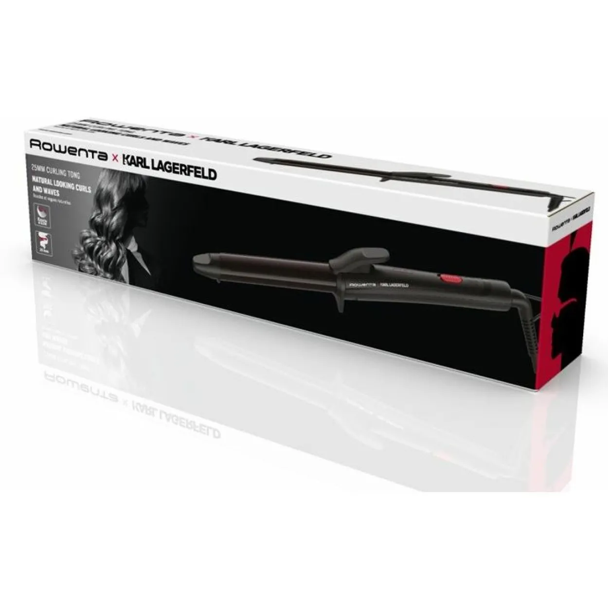 Rowenta KARL LAGERFELD 25mm Lockenstab CF321L (schwarz)