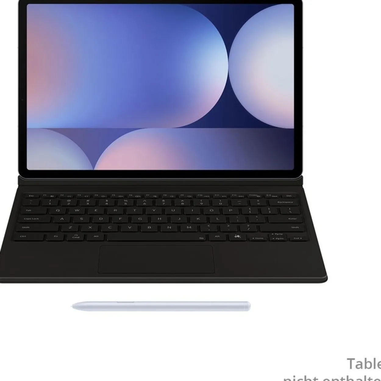 Samsung Book Cover Keyboard für Galaxy Tab S10+ Tab S9+ Tab S9 FE+ Black