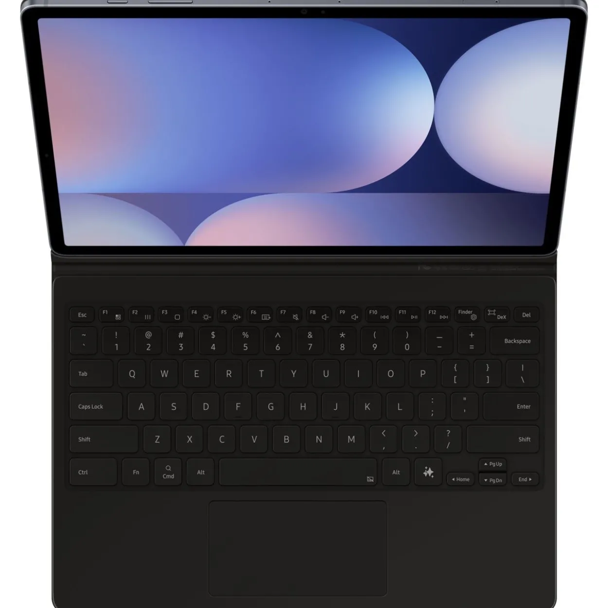 Samsung Book Cover Keyboard für Galaxy Tab S10+ Tab S9+ Tab S9 FE+ Black