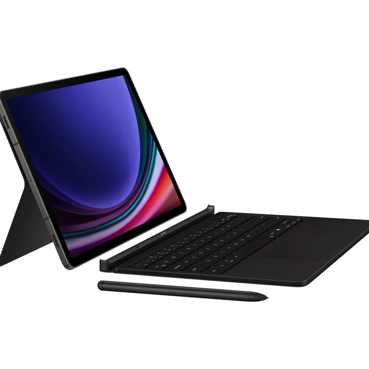 Samsung Book Cover Keyboard für Galaxy Tab S9 / Tab S9 FE Black