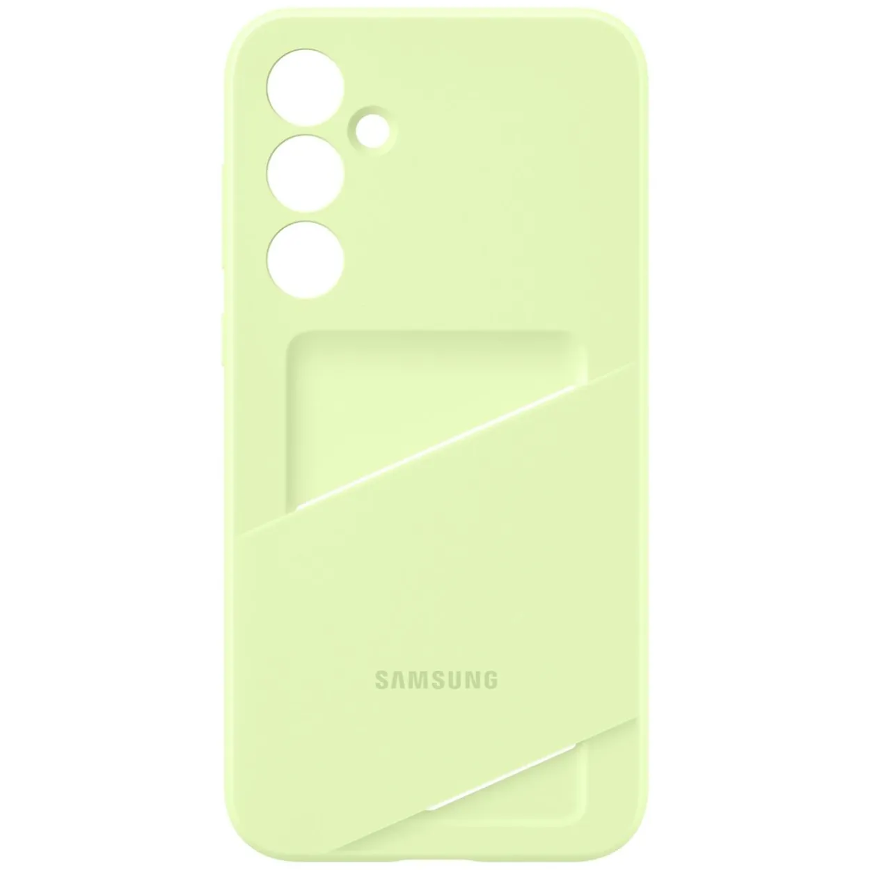Samsung Card Slot Case für Galaxy A35 hellgrün