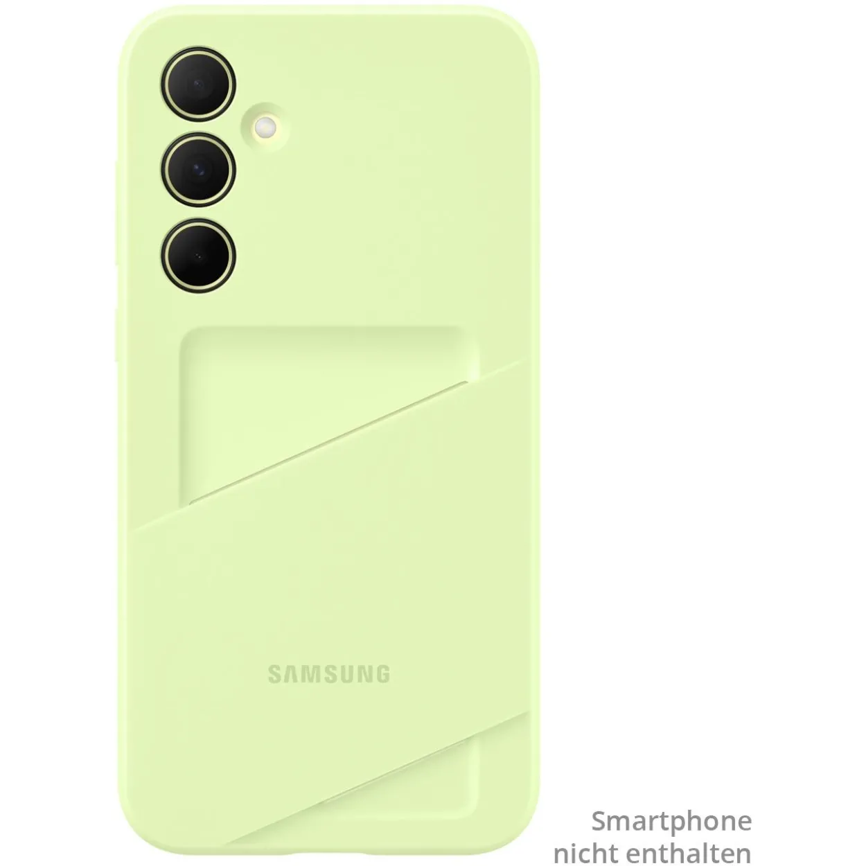 Samsung Card Slot Case für Galaxy A35 hellgrün