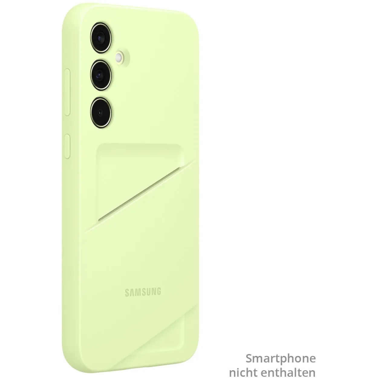 Samsung Card Slot Case für Galaxy A35 hellgrün