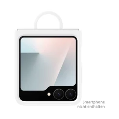Samsung Silicone Case with Ring Weiss, für Galaxy Flip6 / Flip7 FE, EF-PF741TWEGWW