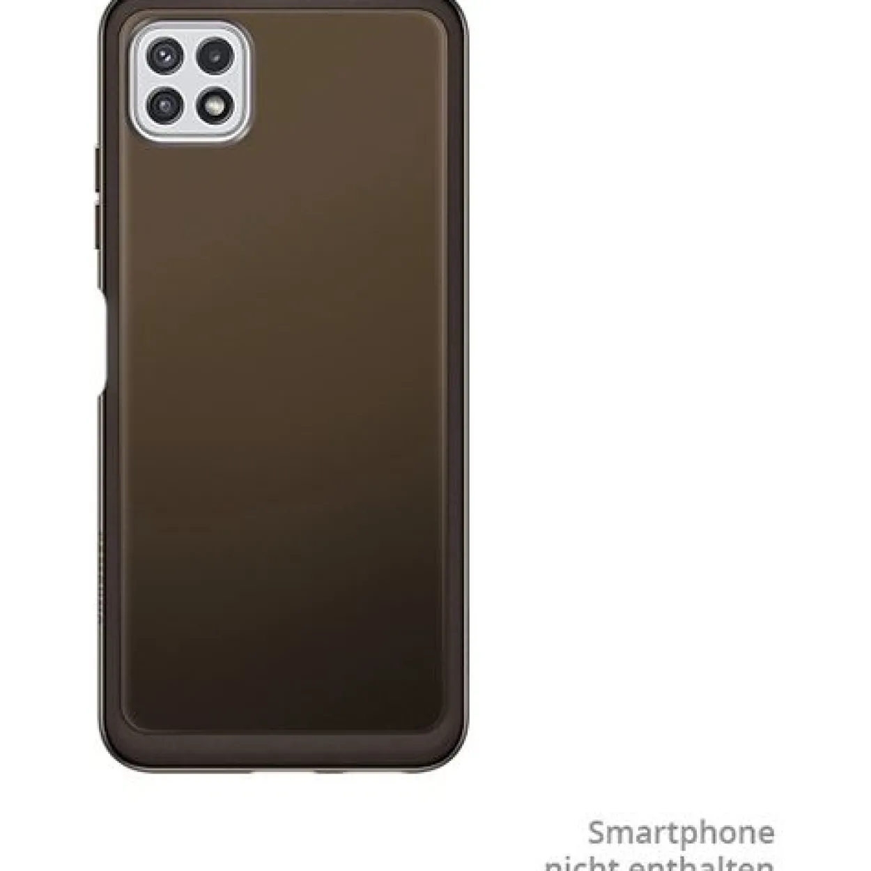 Samsung Soft Clear Cover EF-QA226 f. Galaxy A22 5G, schwarz