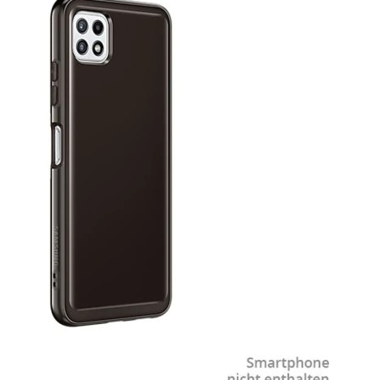 Samsung Soft Clear Cover EF-QA226 f. Galaxy A22 5G, schwarz