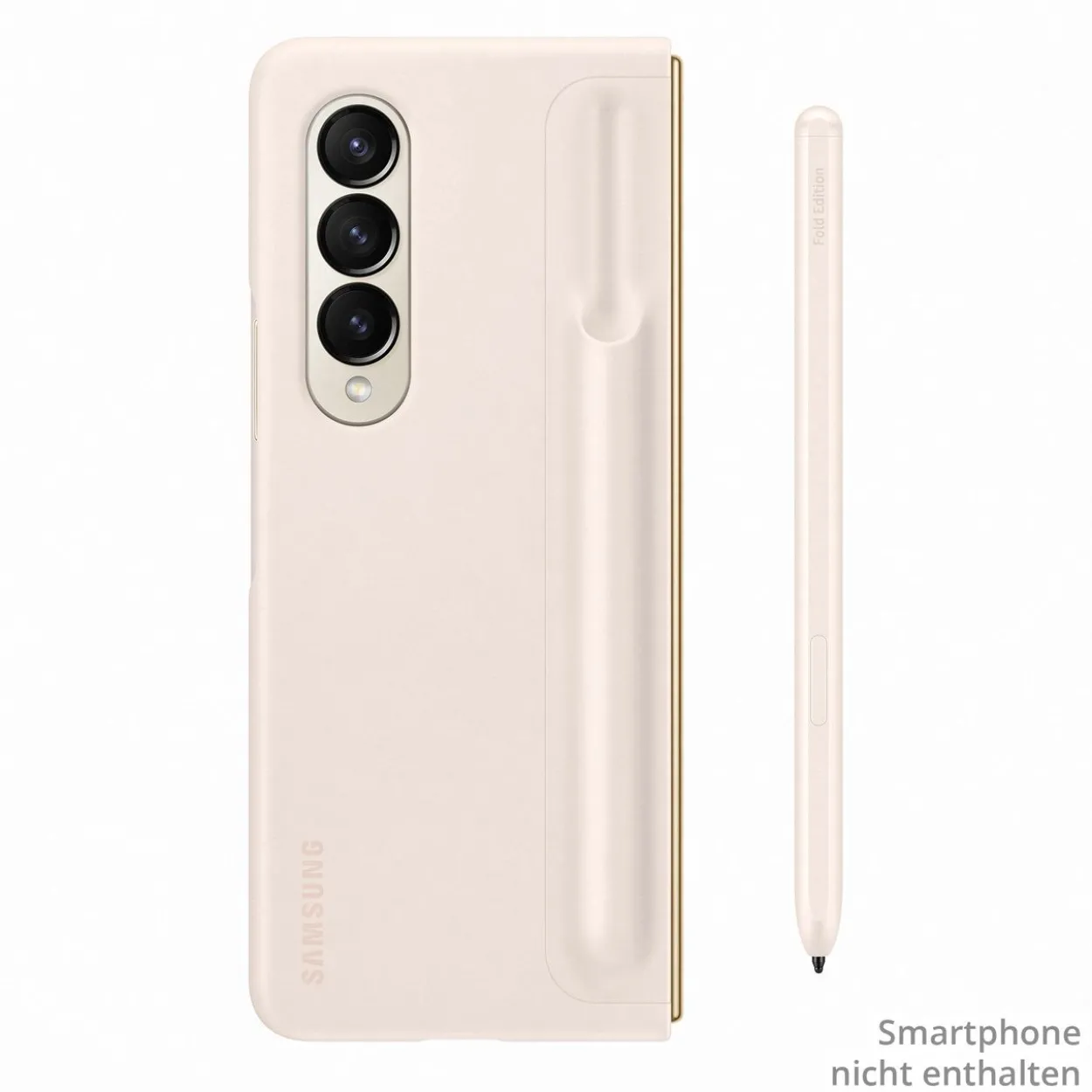 Samsung Standing Cover mit Pen Sand, für Galaxy Z Fold4, EF-OF93PCUEGWW