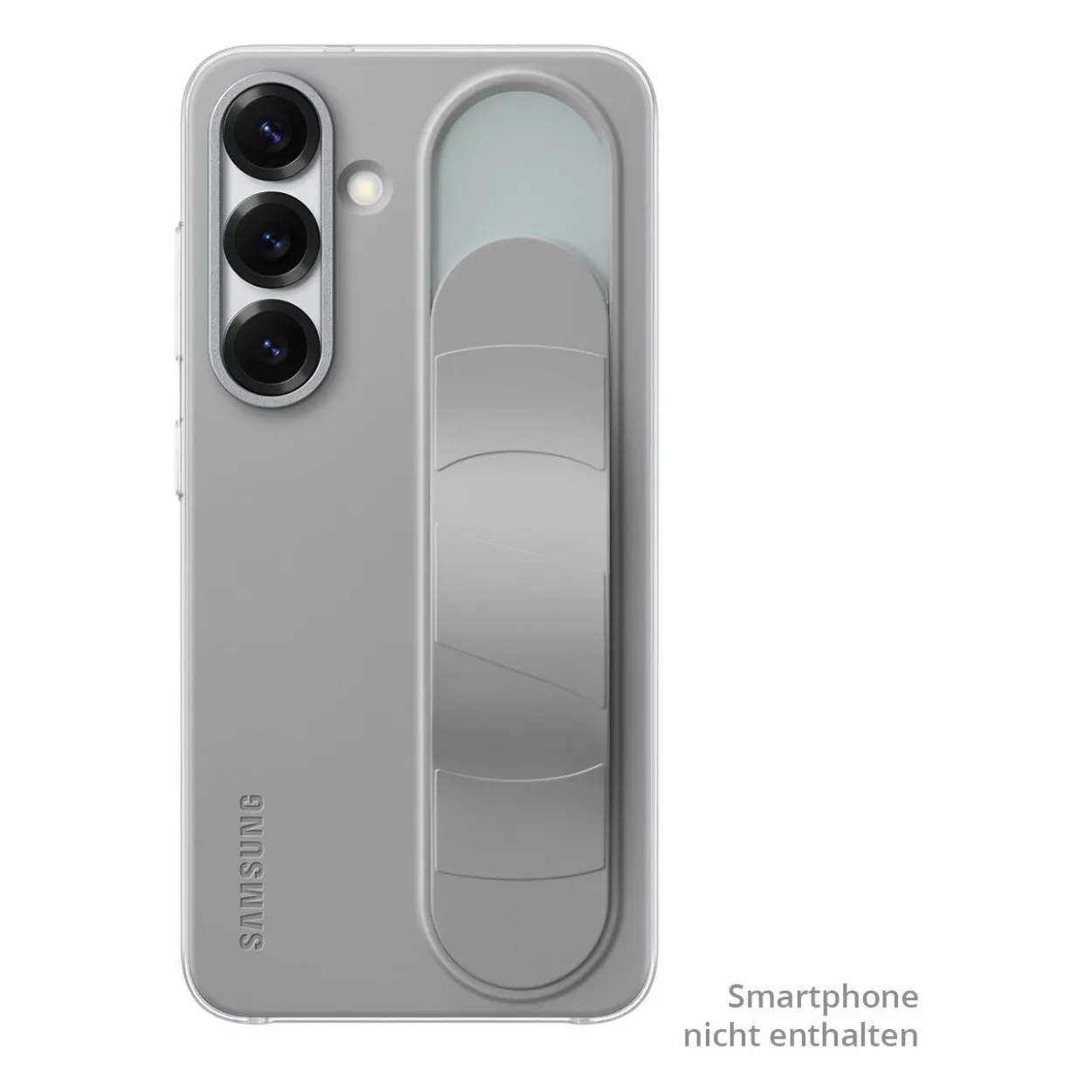 SAMSUNG Standing Grip Case Galaxy S25 Gray