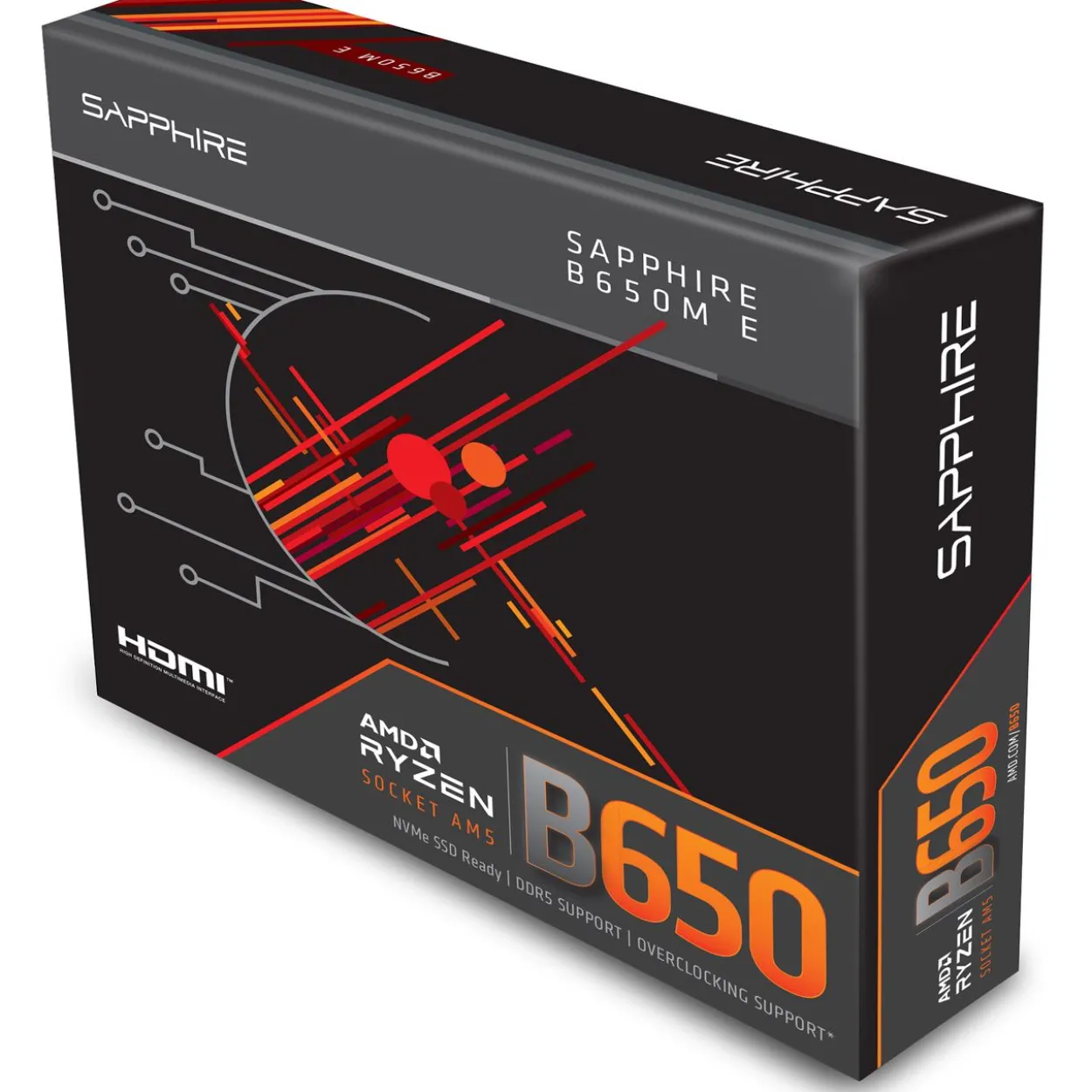 Sapphire B650M-E AMD B650 So.AM5 DDR5 mATX Retail
