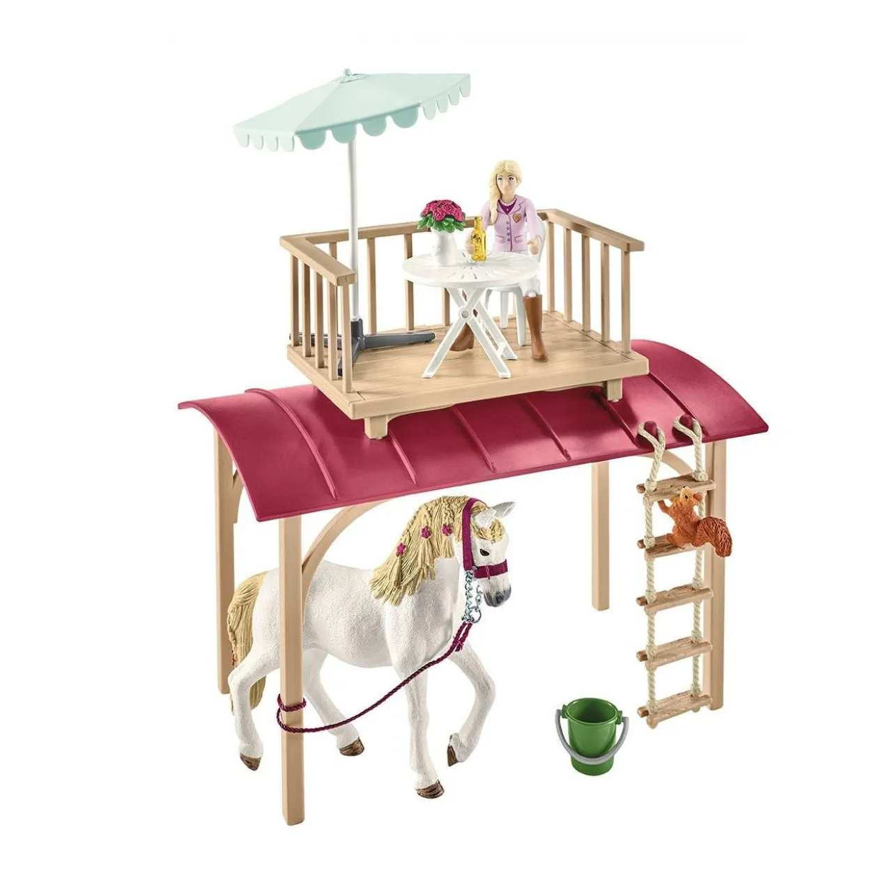 Schleich® Horse Club 42593 Wohnwagen für geheime Club-Treffen Spielfiguren-Set