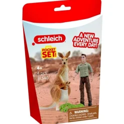 Schleich Pocket Set! Känguru-Tour mit dem Ranger