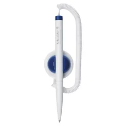 Schneider Kugelschreiber Klick-Fix-Pen weiß Schreibfarbe blau, 1 St.