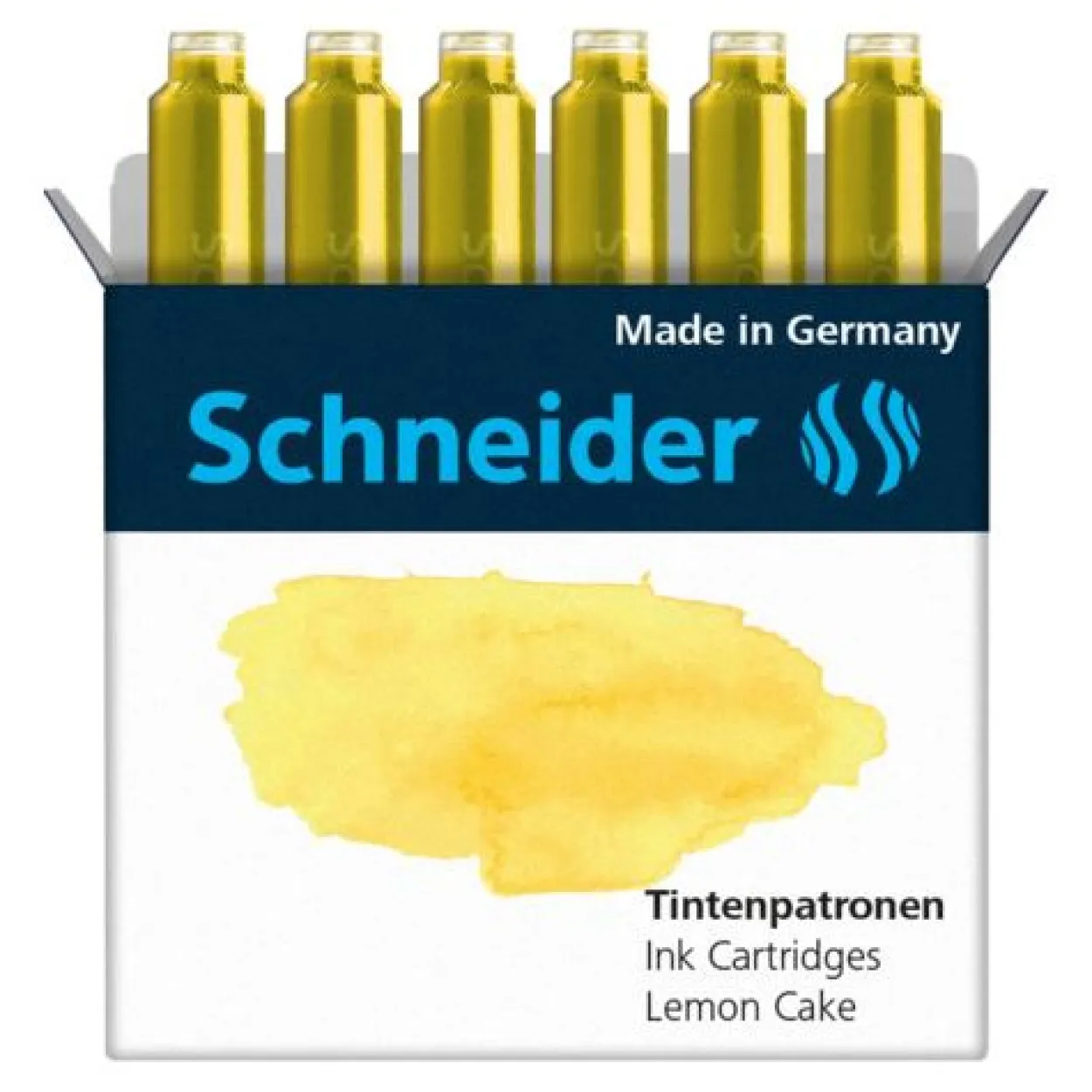 Schneider Pastell Tintenpatronen für Füller Lemon Cake 6 St.