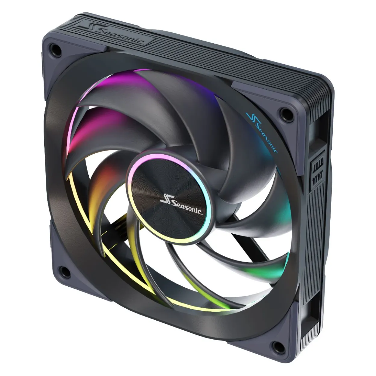 Seasonic MagFlow 1225 PWM ARGB 124.2x120.4x26.6mm 600-2000 U/min 30.16 dB(A) schwarz
