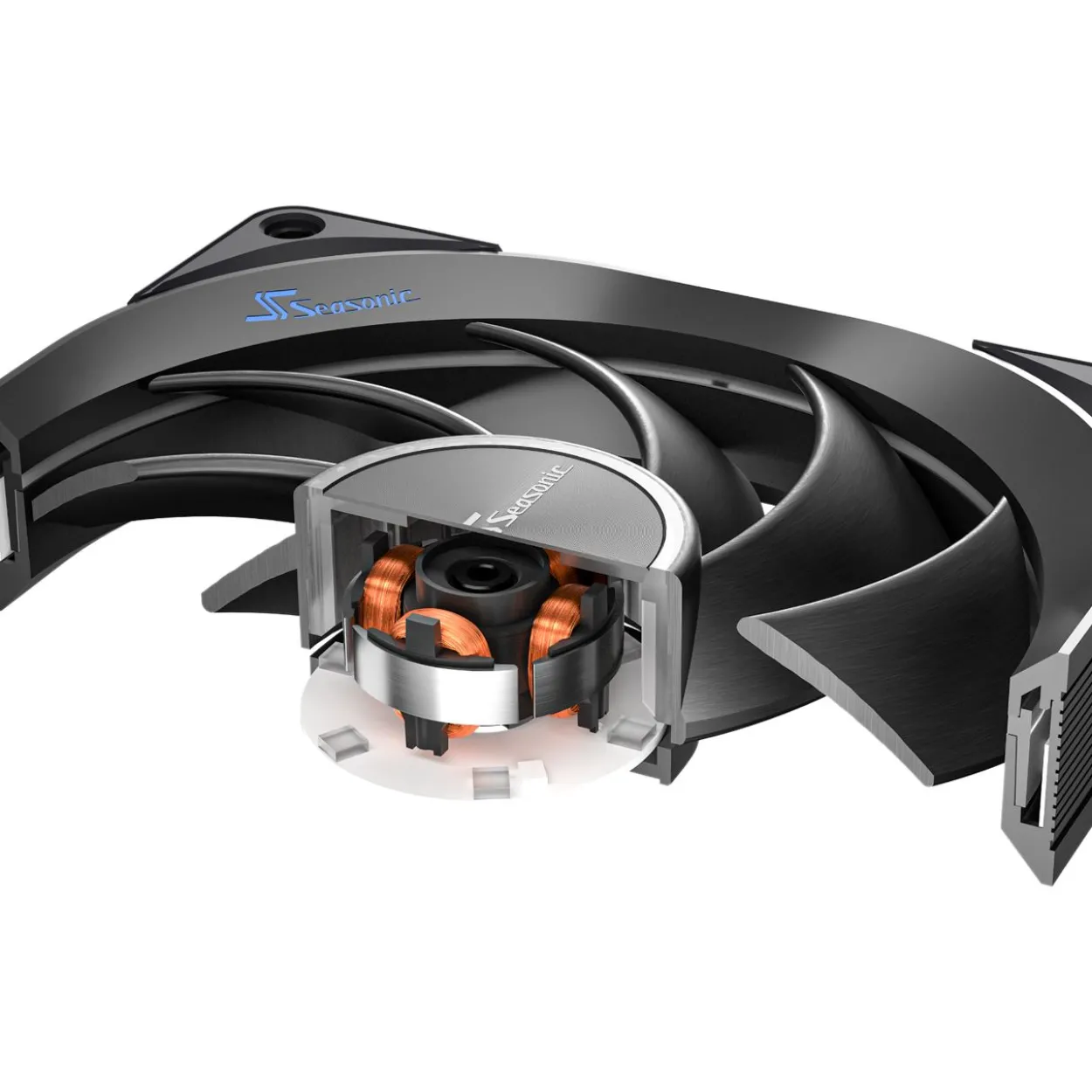 Seasonic MagFlow 1225 PWM ARGB 124.2x120.4x26.6mm 600-2000 U/min 30.16 dB(A) schwarz