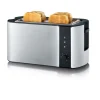 Serverin 4-Scheiben-Toaster AT 2590, Edelstahl / schwarz