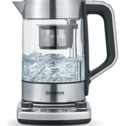 Severin Teekocher Professional WK 3422 (edelstahl (gebürstet)/schwarz, 1,7 Liter)