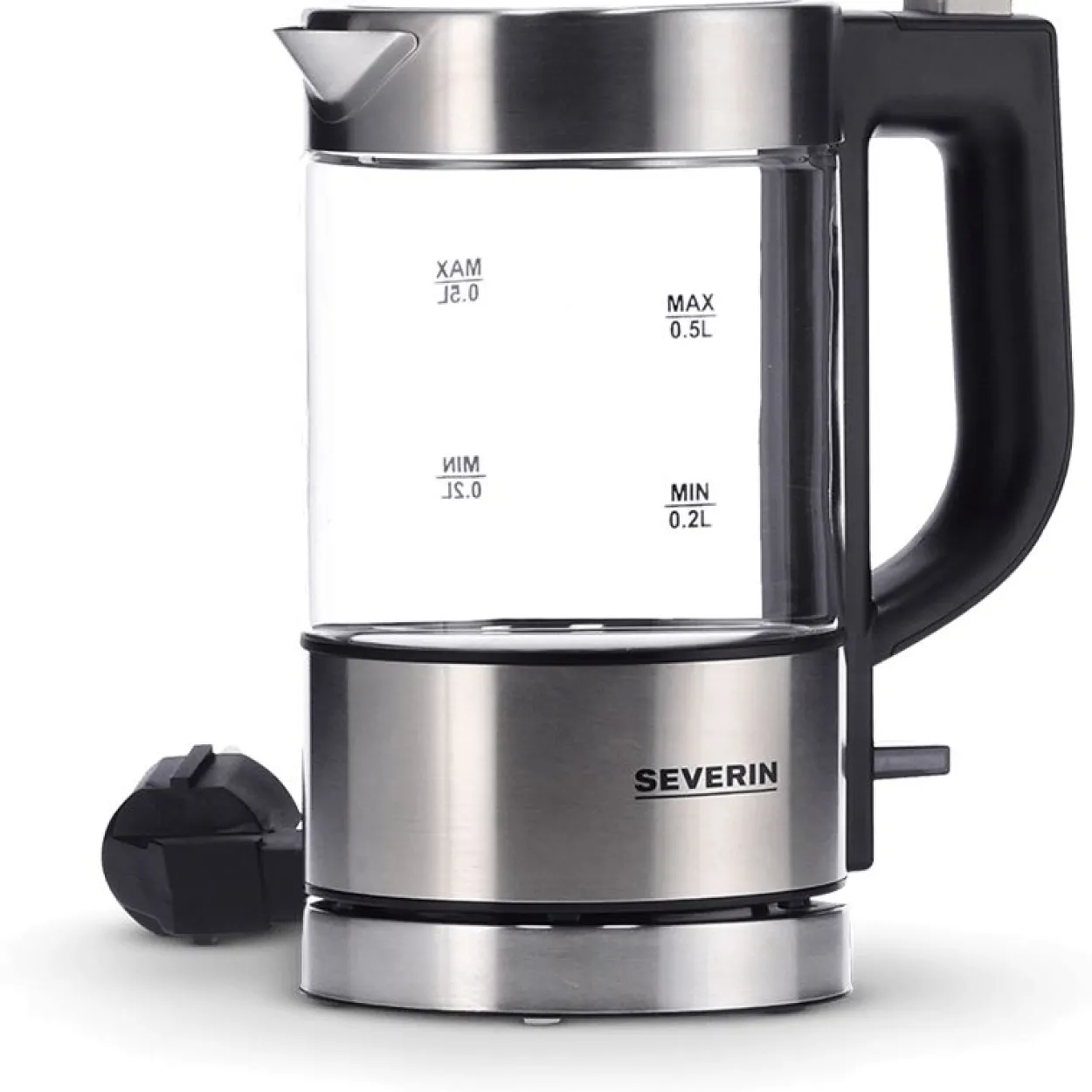 SEVERIN Wasserkocher WK 3472 transparent 0,5 l 1100 W