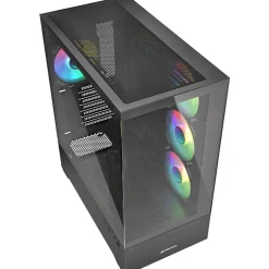 Sharkoon AK6 RGB Midi Tower ohne Netzteil schwarz