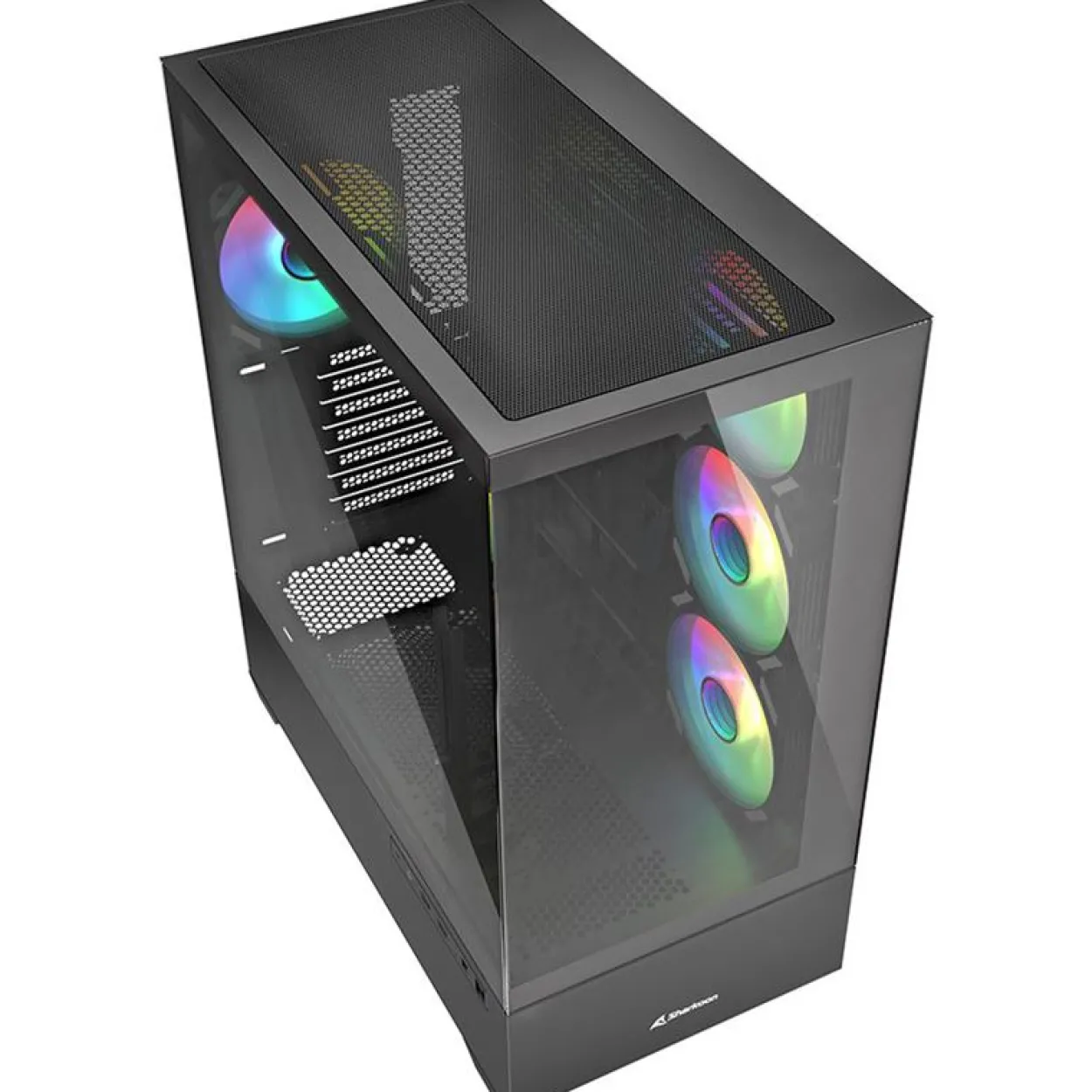 Sharkoon AK6 RGB Midi Tower ohne Netzteil schwarz