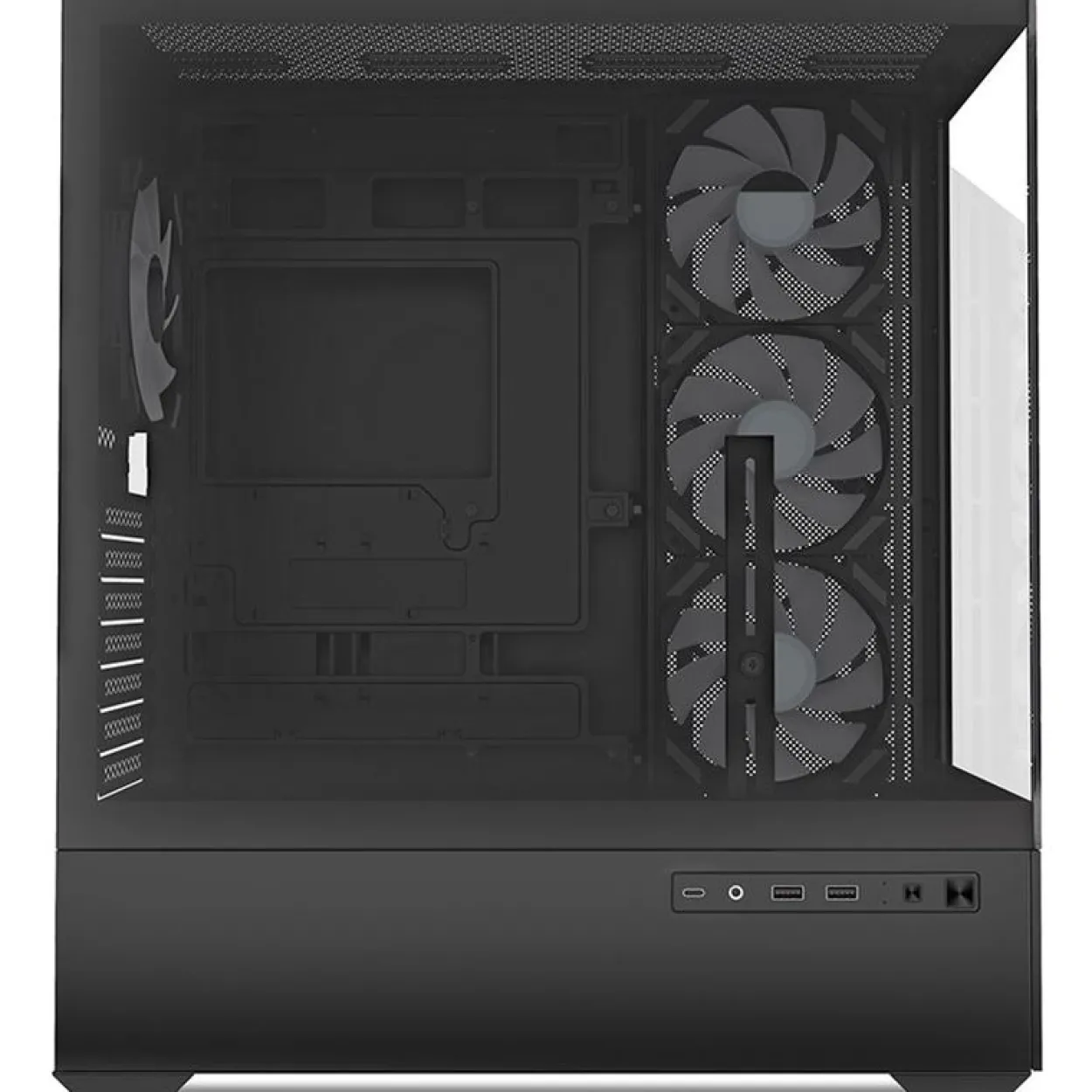 Sharkoon AK6 RGB Midi Tower ohne Netzteil schwarz