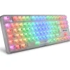 Sharkoon Gaming Tastatur Crystal Shark weiß DE