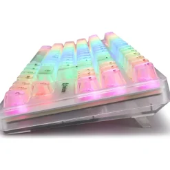 Sharkoon Gaming Tastatur Crystal Shark weiß DE