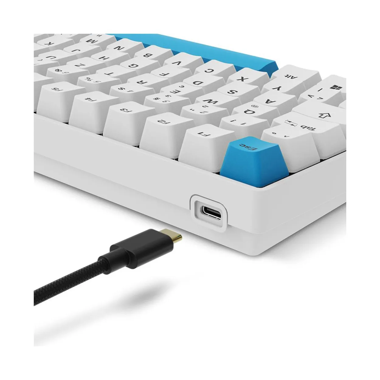 Sharkoon Gaming Tastatur Skiller SGK50S2 PBT wei?-gelb RGB