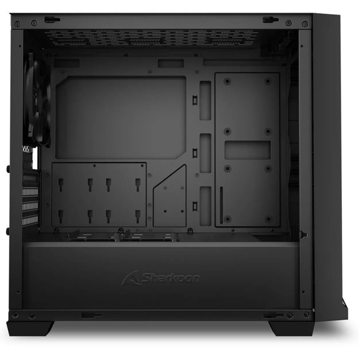 Sharkoon J1000 ARGB Mini Tower ohne Netzteil schwarz