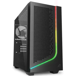 Sharkoon J1000 ARGB Mini Tower ohne Netzteil schwarz