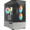 Sharkoon MK7 ARGB Mini Tower ohne Netzteil schwarz/grau