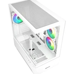 Sharkoon MK6 RGB Mini Tower ohne Netzteil weiss