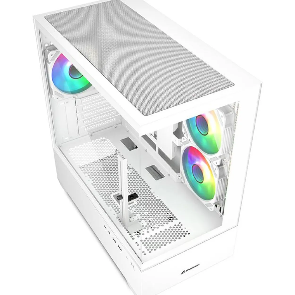 Sharkoon MK6 RGB Mini Tower ohne Netzteil weiss