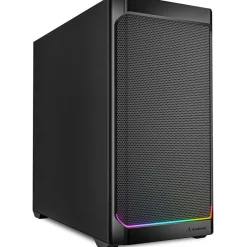 Sharkoon MK4 RGB Strip Mini Tower ohne Netzteil schwarz