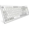 Sharkoon OfficePal K30W DE Layout Rubberdome weiß