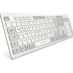 Sharkoon OfficePal K30W DE Layout Rubberdome weiß