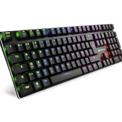 Sharkoon PureWriter RGB (schwarz, FR-Layout, Kailh Choc Low Profile Blue)
